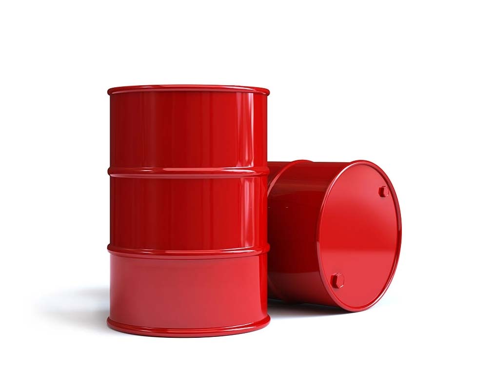 two red barrels